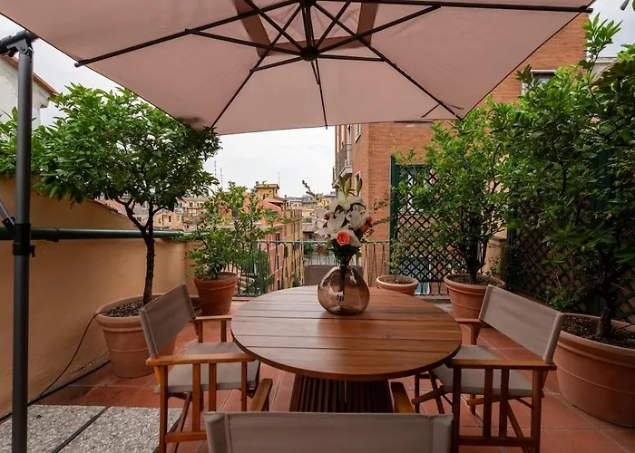 Lungaretta Trastevere Penthouse Mimi & Coco 로마